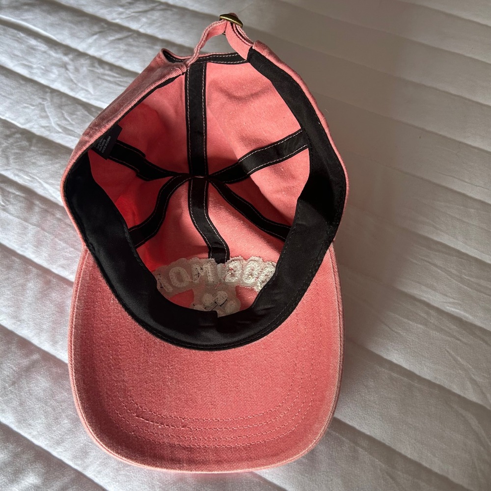 David and Young Dog Mom Pink Baseball Cap Chenille Patch Hat FWCAP2184 - Picture 3 of 4